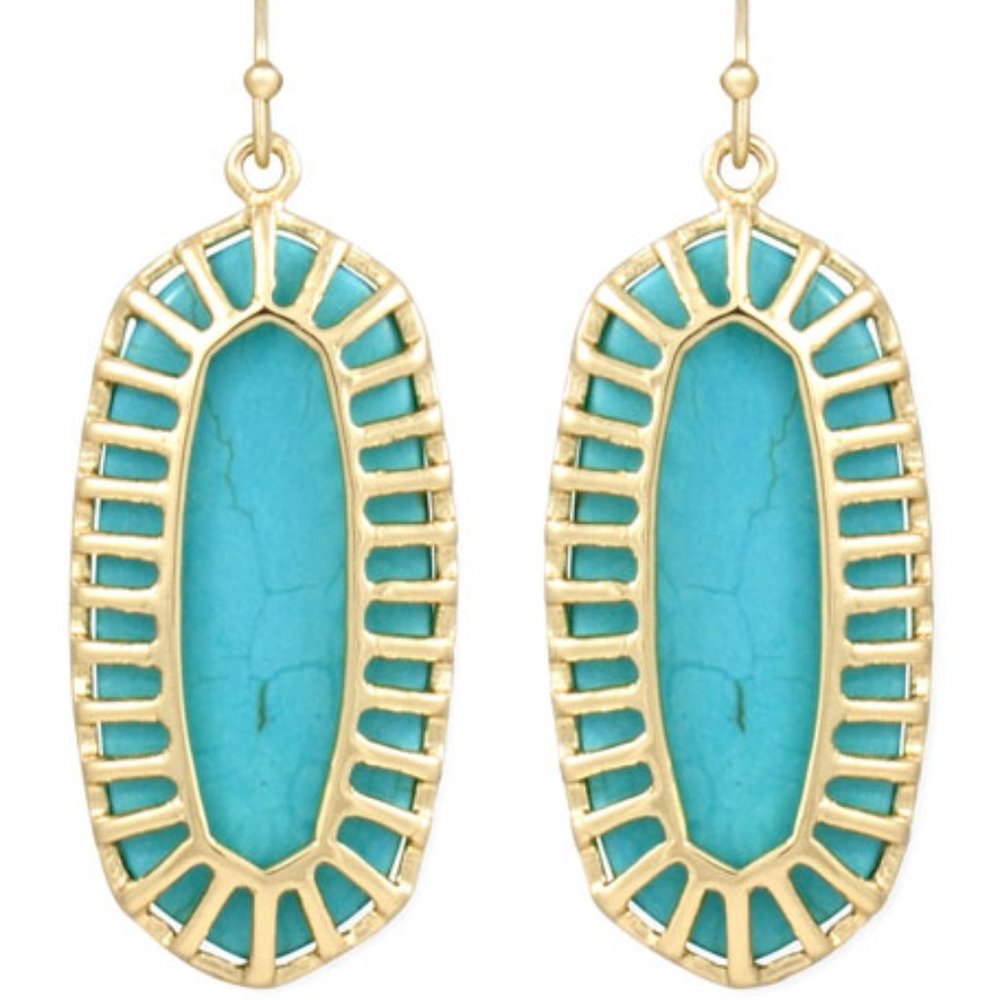NEW Kendra Scott Dayla Earrings -Turquoise